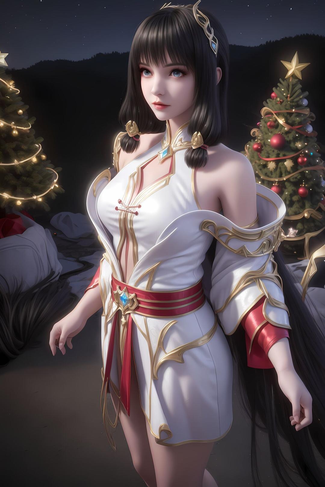 国漫女主 (唐雅，云落，凉冰，南宫夕儿，圣采儿，夭月，小白，小舞，火灵儿，白沉香，白玥，皇甫静，秦怡宁，红凰，苏媚，蔷薇，马小桃，高瑶) + 精选散图 第2话 第1页