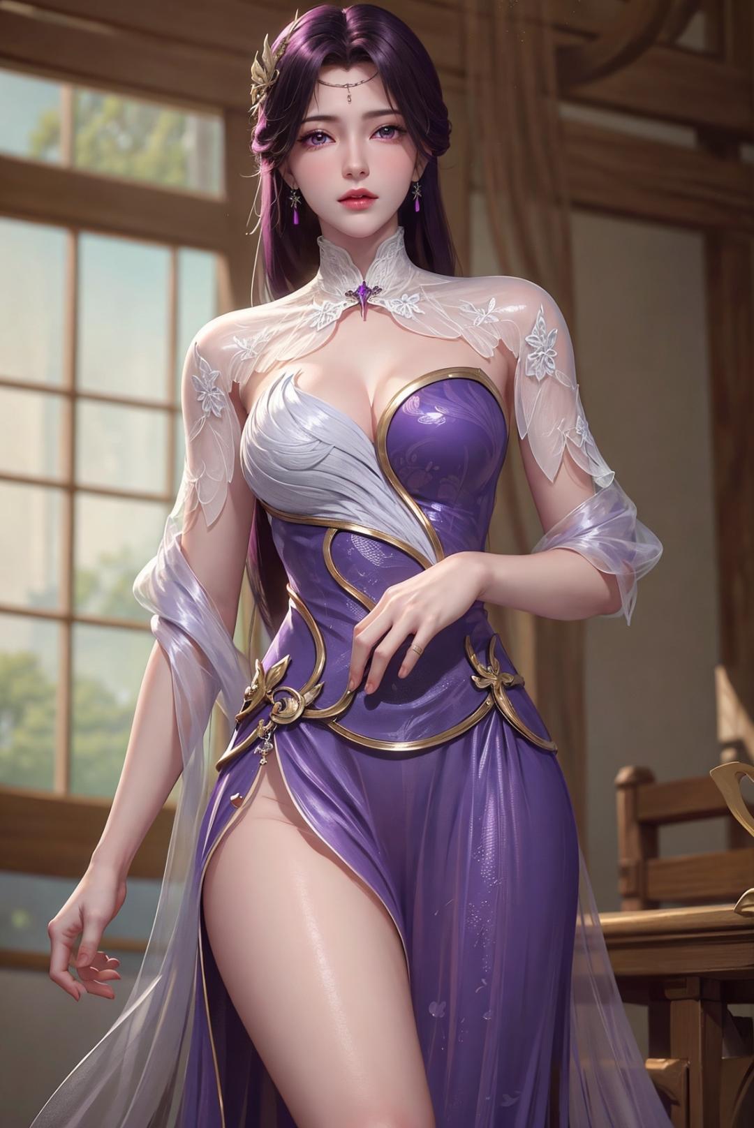 国漫女主 (云曦，柳神，比比东，焰灵姬，琥嘉，蚩梦，纳兰嫣然，雅菲) 第2话 第1页