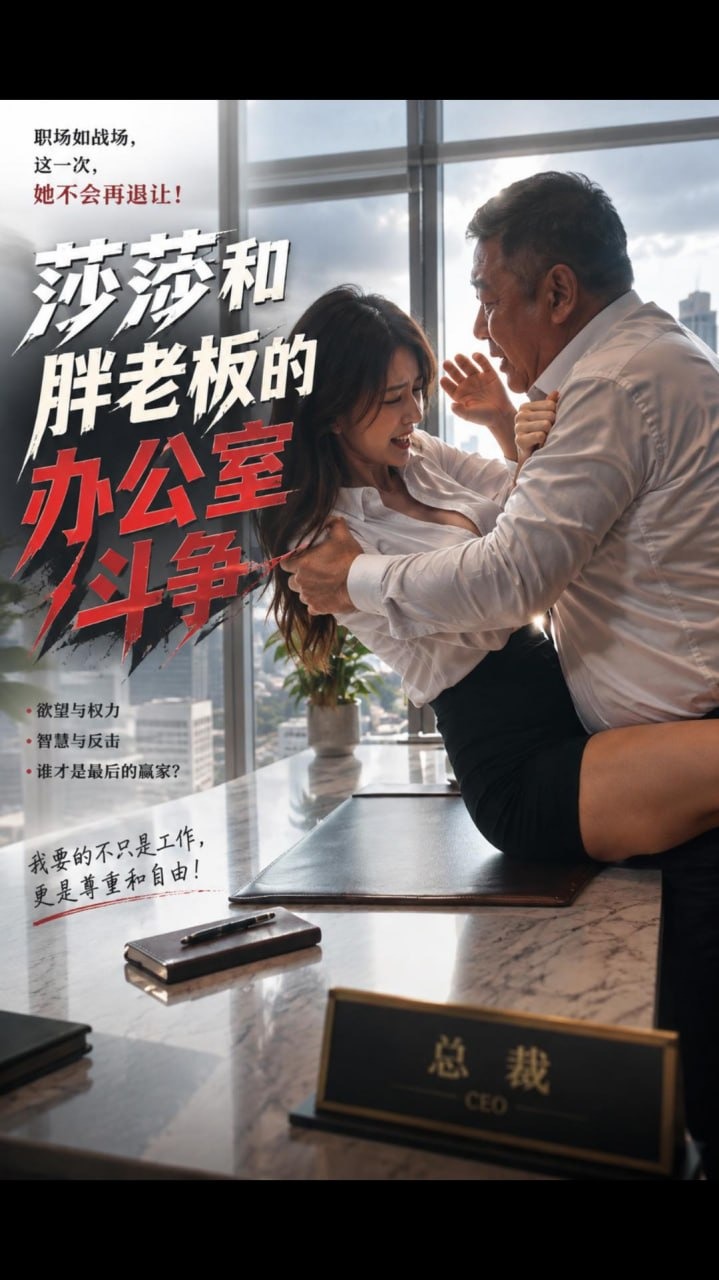 莎莎和胖老板办公室激情