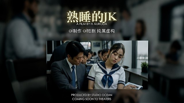 痴汉盯上熟睡的JK少女