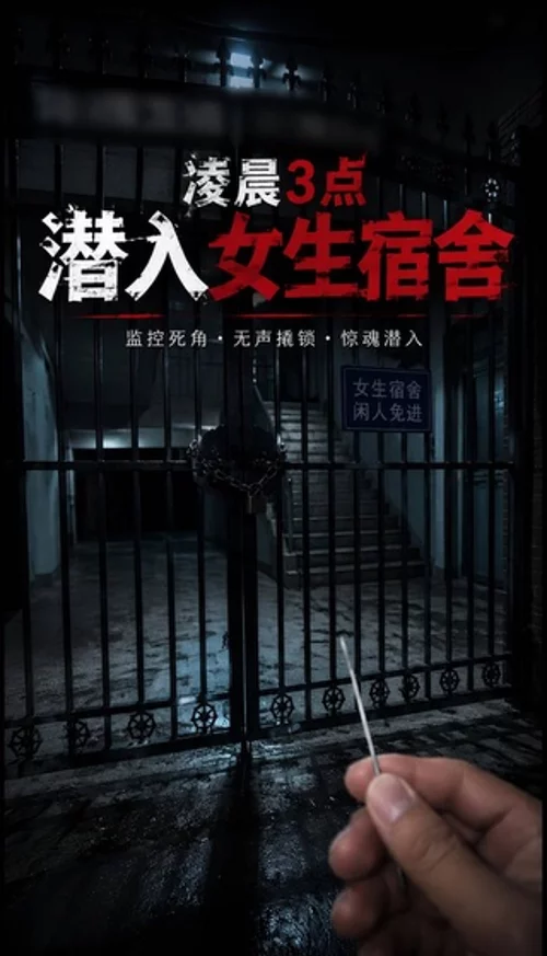凌晨3点潜入女生宿舍