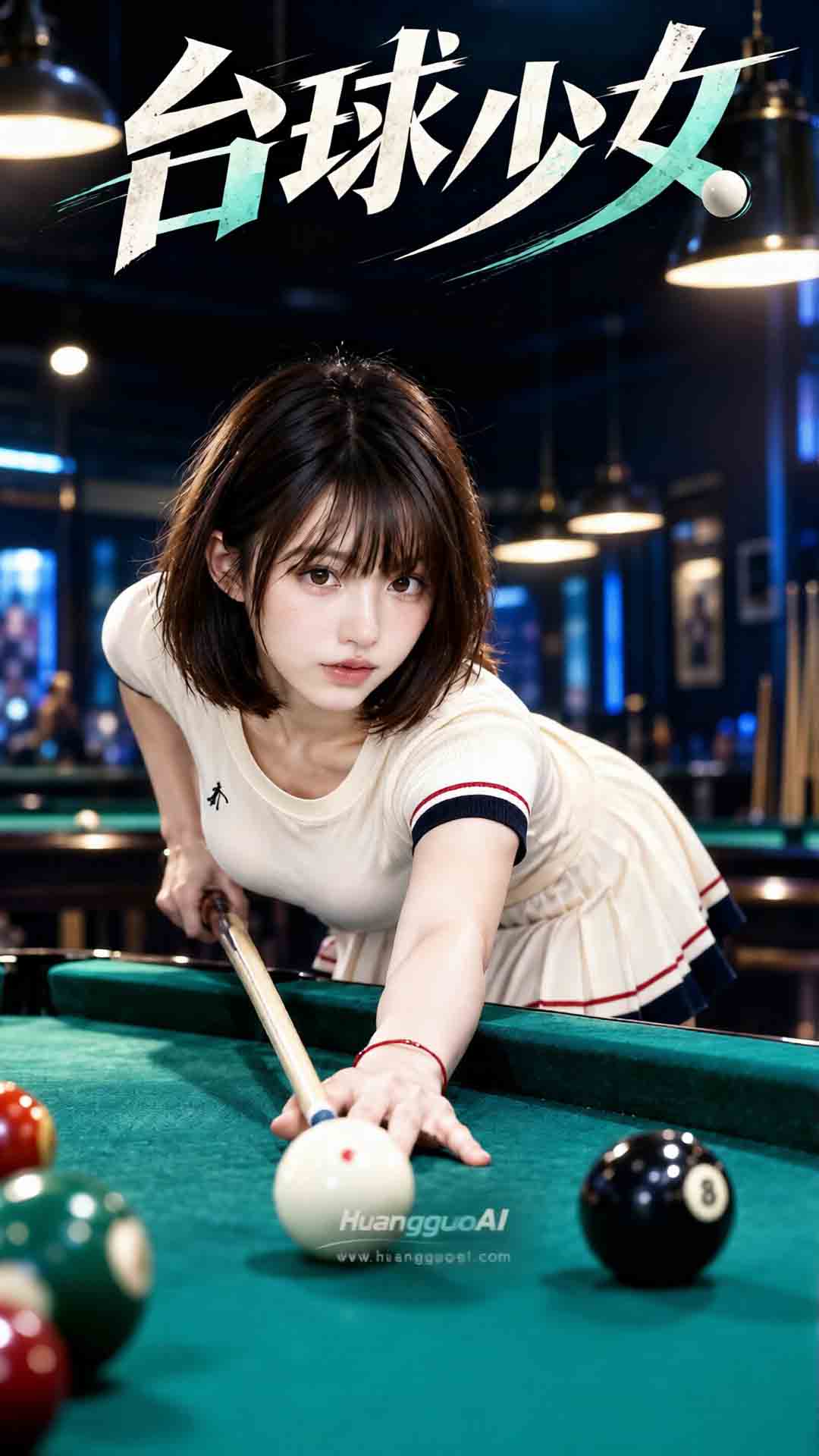 台球少女